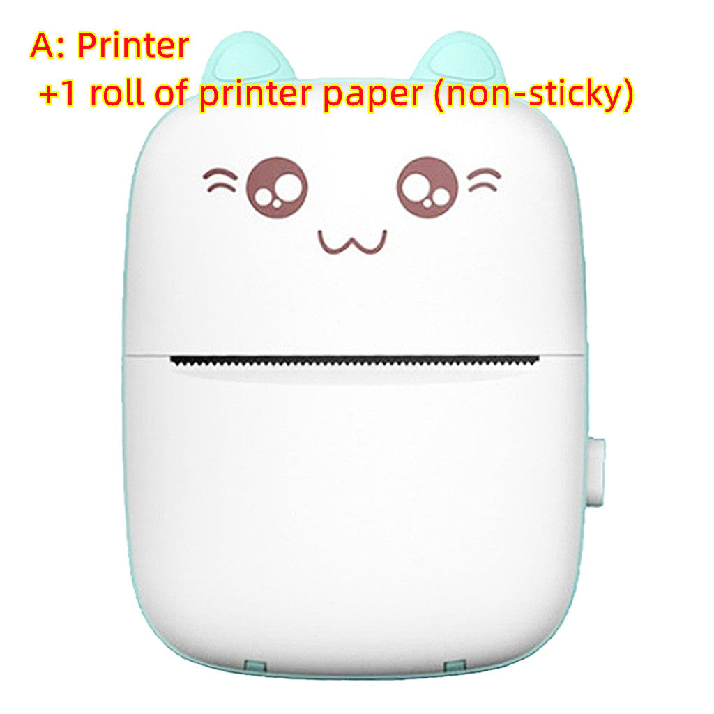 Mini Printer Portable Mini Bluetooth WiFi New Wrong Printer Mobile Phone Photo Title Note Hot Print Pocket Student Error Label Printer